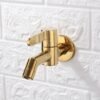Single Handle Wall Mounted Chrome Cold Water Faucet Copper Valve Core