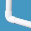 6pcs PVC 90 Degree Conduit Bends Plastic Pipe Fittings 20mm