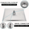 Luxury 8 Inch Square Stainless Steel Rain Shower Head