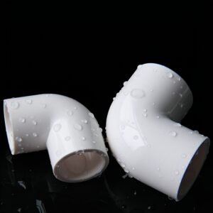 6pcs PVC 90 Degree Conduit Bends Plastic Pipe Fittings 20mm