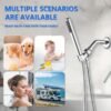 Shell Design Handheld Shower Head Cylindrical Body Bathroom Spray