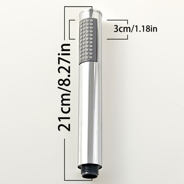 Shell Design Handheld Shower Head Cylindrical Body Bathroom Spray