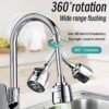 Rotatable Kitchen Faucet Bubbler Anti-Splash Pressurized Sink Tap