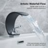 Luxury Waterfall Bathroom Basin Faucet Hot & Cold Washbasin Tap