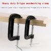 Heavy Duty Cast Iron G Clamp Woodworking Fixing Hand Tool