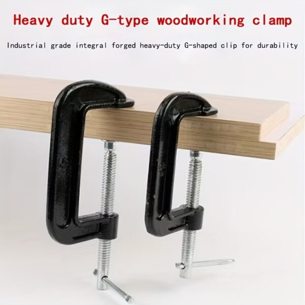 Heavy Duty Cast Iron G Clamp Woodworking Fixing Hand Tool