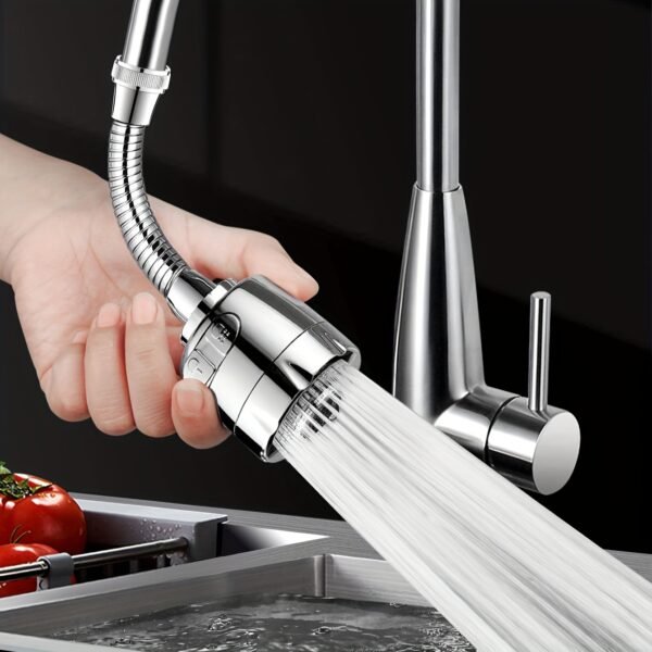 Rotatable Kitchen Faucet Bubbler Anti-Splash Pressurized Sink Tap