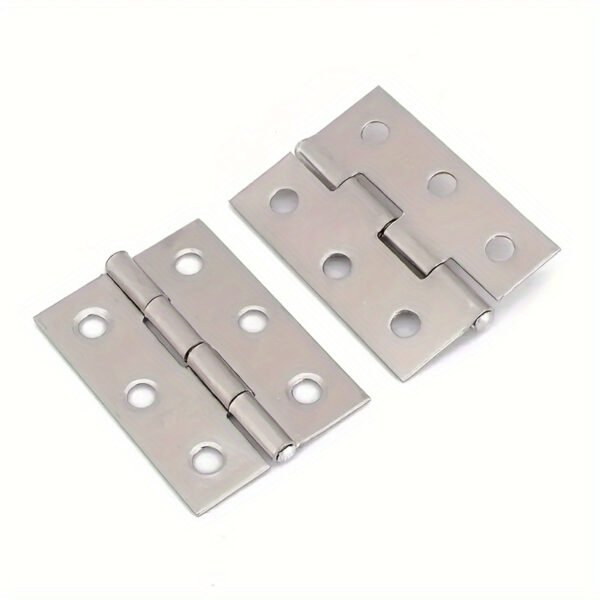 10pcs Heavy Duty Flat Metal Hinges Door Cabinet Furniture Hinges
