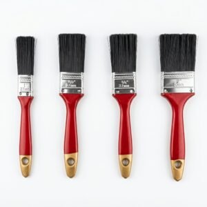 4pcs Paint Brush Set Multi-Size Painting Brushes for Wall & DIY Use