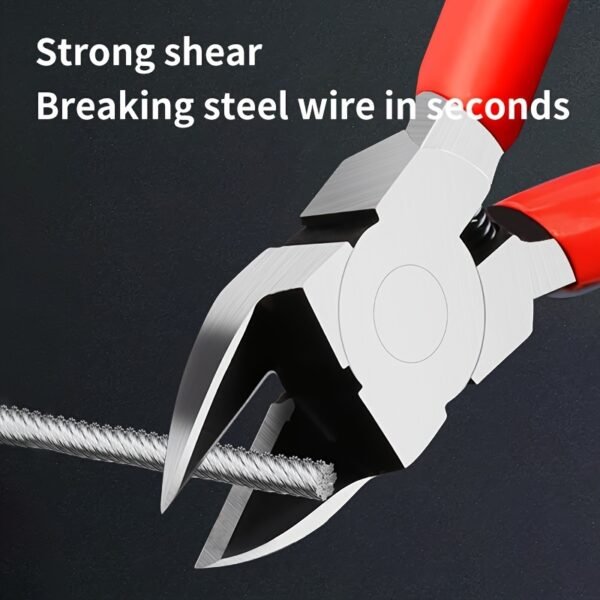 6 Inch Heavy Duty Wire Cutter Flat Side Cutting Pliers Hand Tool