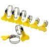 Stainless Steel Adjustable Hose Pipe Clamp with Thumb Screw Handle