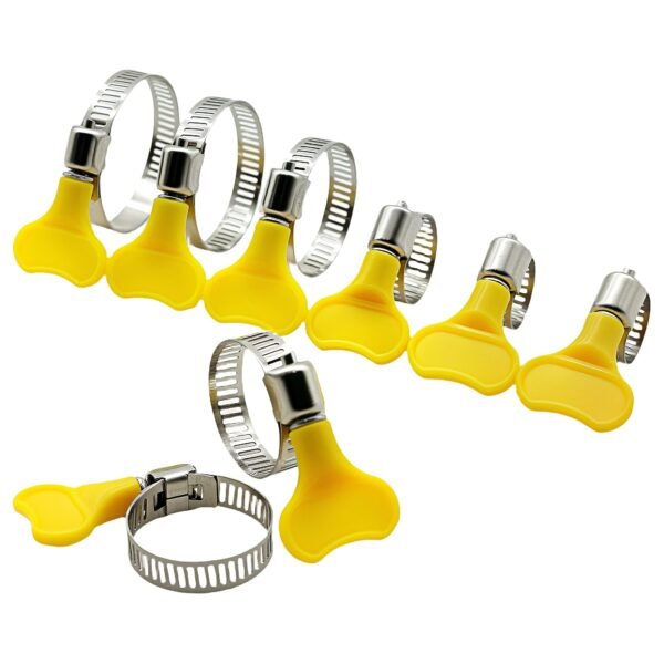 Stainless Steel Adjustable Hose Pipe Clamp with Thumb Screw Handle