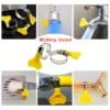 Stainless Steel Adjustable Hose Pipe Clamp with Thumb Screw Handle