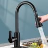 Hot & Cold Kitchen Faucet Stainless Steel Sink Water Tap