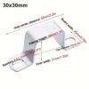 30x30mm 304 Stainless Steel Hose Clamp Saddle Pipe Fastening Clip