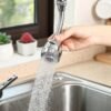 Rotatable Kitchen Faucet Bubbler Anti-Splash Pressurized Sink Tap
