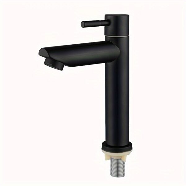 Baokemo 304 Stainless Steel Basin Faucet Single Cold Water Sink Tap