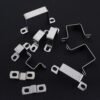 30x30mm 304 Stainless Steel Hose Clamp Saddle Pipe Fastening Clip